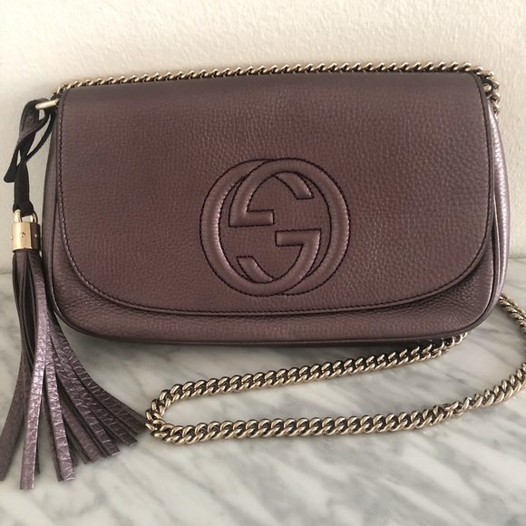 Gucci Handbags - 100% Authentic Gucci soho chain crossbody